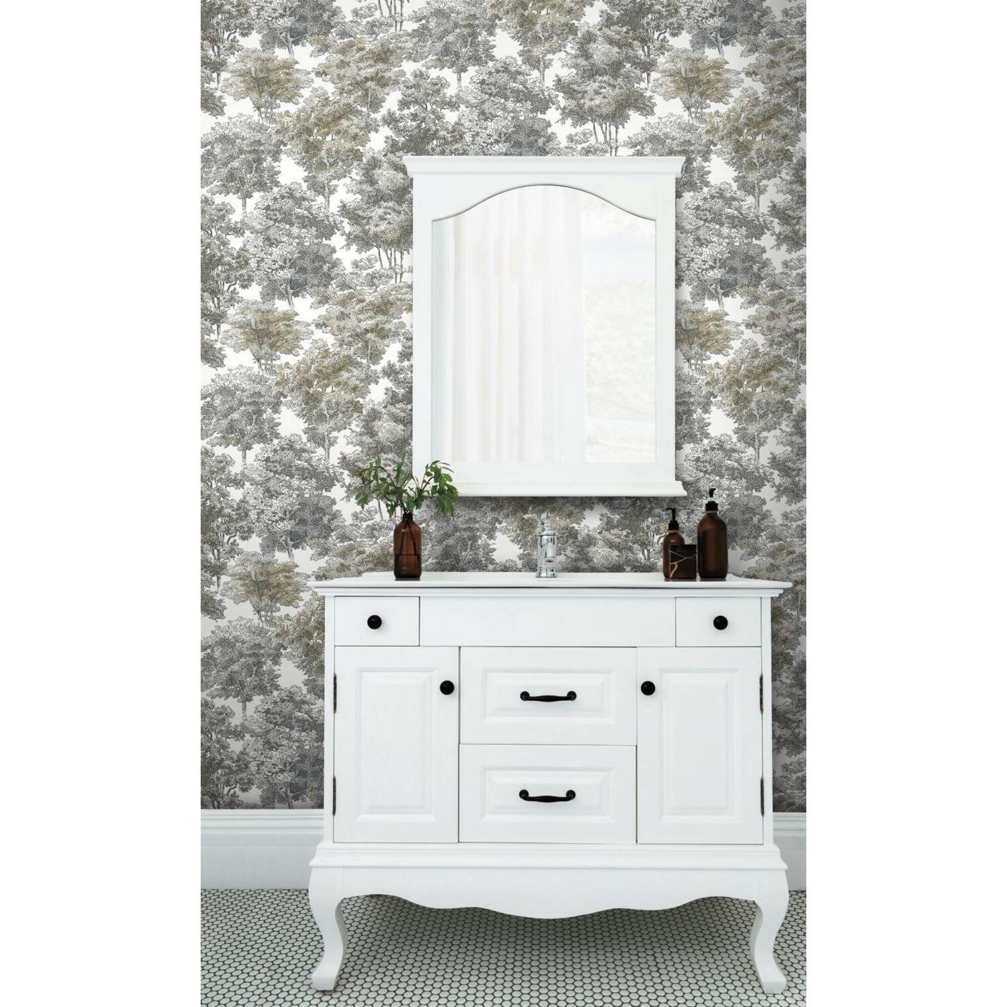 RoomMates Old World Trees Peel & Stick Wallpaper